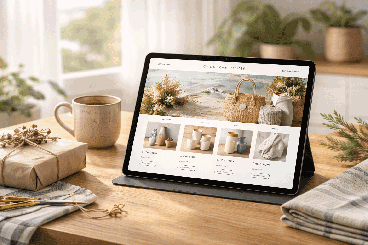 eCommerce website helping an Overberg local business sell products online